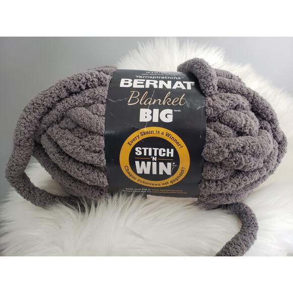 Yarnspirations Bernat‎ Blanket Big Yarn 10.50z Gray - Picture 1 of 4